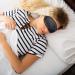 50-Piece Black Eye Cover Sleep Mask Blindfold with Nose Pad and Adjustable Strap - Ideal for Games, Parties, Travel - Buy Online on GoSupps.com