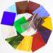 Wecrejoni 16 Sheets Variety Stained Glass 4x4 - Cathedral Art Glass Mixed Textures for Stained Glass Crafts - Mashup 1 - Buy Online on GoSupps.com