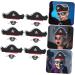 Healeved 12 Sets Pirate Hair Blindfold Pirate Hat with Pirate Eye Patch Prom Suit Pirate Captain Hat Pirate Theme Party Favors Pirate Cosplay Hat Pirate Costume Halloween Supplies Plastic - Buy Online on GoSupps.com