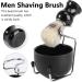 Fomiyes Men's Facial Care Razor Set | Badger Shaving Brushes Bowl & Holder | Perfect for Beard Shaving - Buy Online on GoSupps.com