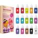 Food Colouring Liquid 6 ml - 15 Colours Food Colour - Food Colouring for Cakes Baking Icing Fondant Cookies - Tasteless Food Dye Concentrated Liquid Cake Food for Slime Soap Making Crafts - Buy Online on GoSupps.com