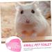 VILLFUL Box Rabbit Toilet Bunny Accessories Small Animal Critter Bath Pet Tub Plastic Cat Litter Tray 33X29.5X14CM Pink - Buy Online on GoSupps.com