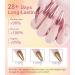 Bishengyf Chrome Nail Powder Set - 6 Color Mirror Effect Chrome Pigment | Silver Gold Pink | Includes Base Coat & No Wipe Top Coat - Perfect for Stunning Nail Art - Buy Online on GoSupps.com