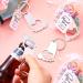 50 Pieces Baby Footprint Keychain Bottle Opener Set with Organza Bags - Baby Shower Party Favors in Silver - Buy Online on GoSupps.com