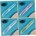 Lalafina 4-Piece Travel Toothbrush Box - High Definition Transparent Protective Cover & Storage Case for Business Trips - Buy Online on GoSupps.com