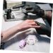 minkissy 3pcs Nail Art Crystal Cup Glass Container Nail Art Acrylic Bowl Glass Terrarium with Lid Manicures Art Cup Nail Acrylic Glass Jar Terrariums Washing Cups White Crystal Nail Powder 6.5x6.5cmx3pcs Pinkx3pcs - Buy Online on GoSupps.com
