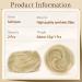 Sofeiyan 2PCS Mini Claw Clip Hair Bun Extension Updo Space Bun Synthetic Wig Accessory for Women - Light Ash Brown & Bleach Blonde - Buy Online on GoSupps.com