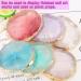 Nail Art Dish Paint Palette - DIY Design Tool with Gold Edge for Stunning Manicure (Pink) | International Shipping Available - Buy Online on GoSupps.com