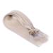 Micro -Ring/Loop Hair Extensions (#GRAU - 50 cm - 150 strands - 1g) 100% Remy real hair hair extension micro ring remy quality very easy to use - by hair -professional 150 strands - 50cm - 1g (total 150g)