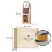 Wellnuss Ladiesnight Gift Set | Premium 4 Nut & Chocolate Snacks in Birch Wood Box | Perfect Gift for Women Girlfriend Mother Sister - Buy Online on GoSupps.com