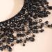 Kercisbeauty Wedding Bridal Black Hair Crown Women Handmade Boho Headpiece Pearl Hair Tiara Party Costume Jewelry - Buy Online on GoSupps.com