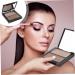 GALPADA Palette de Poudre Illuminatrice Bicolore Compacte L g re pour Contouring Visage et Nez Maquillage Naturel Utilisation Quotidienne - Buy Online on GoSupps.com