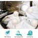 Organic Wool Dryer Balls 4 Pack - XL Natural Fabric Softener Hypoallergenic & Chemical-Free - Eco-Friendly Laundry Essential - Buy Online on GoSupps.com