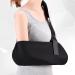 Fasola Arm Sling - Universal Shoulder Immobilizer with Foam Neck Pad - Adjustable Arm Support for Men and Women - Ideal for Broken Wrist, Elbow, Dislocated Shoulder - One Size, Black - Buy Online on GoSupps.com