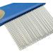 Cat Comb Brush Dog Flea Comb Remove Fleas Stainless Steel Puppy Cats Hair Fur Grooming Shedding Tool Long & Short Hair Blue L L Blue - Buy Online on GoSupps.com