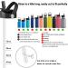 Mijafaron Straw Lid for Hydro Flask Wide Mouth 32oz 40oz - Black Flexible Handle Replacement Sports Cap Top with Straw - Buy Online on GoSupps.com