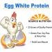 1 lb Egg White Protein Powder - Source Nutrition | 25g Protein Dairy Free Milk Chocolate for Lean Muscle - Buy Online on GoSupps.com