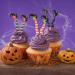 Witch Leg Cupcake Toppers - 48 Pieces for Halloween Theme Party Favors - Buy Online on GoSupps.com
