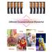 10 Pieces Hair Chalk Comb Set - Non-Toxic Temporary Orange Hair Color for Kids & Girls | Washable DIY Dye for Cosplay Halloween & Christmas - Buy Online on GoSupps.com