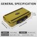 TRUSCEND Small Green Fishing Tackle Box Organizer | Waterproof & Airtight Storage Container with Adjustable Dividers | Ideal for Lures and Gear - Buy Online on GoSupps.com
