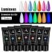 Glow in the Dark Nail Extension Gel Kit - 7 Luminous Colors for Professional Manicures and Christmas Gifts - All-in-One Poly Extension Gel Set for Starter Nail Technicians - Buy Online on GoSupps.com