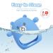 McGmitt Baby Biting Toys - BPA-Free Silicone Bear Teething Mitt & Wrist Rings for 3+ Months - Anti-Drop Blue Teether - Buy Online on GoSupps.com