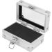 Nail Drill Holder Dustproof Nail Drill Container with Multiple Holes Lockable Design for Salon Technicians (Silver) - Buy Online on GoSupps.com