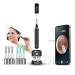 First Health Wireless Otoscope with Light | Waterproof Ear Cleaner with Camera and Light | Ear Wax Removal Tool Camera for iPhone/iPad Android USB | Ear Nose & Throat Inspection | 1920P HD (Black)
