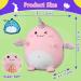 Marsjoy Pink Unicorn Plush Pillow - Squishy Stuffed Animal Toy for Girls | Cute and Huggable Christmas Gift with Pink Wings - Buy Online on GoSupps.com
