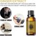 Slimming Oil - Ginger Oil for Weight Loss & Abdominal Massage - Lymphatic Drainage Fat Tissue Oil - Buy Online on GoSupps.com