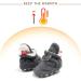 TMEOG Baby Booties Slippers - Dark Grey Furry Infant Boots for Boys Girls 0-6 Months - Buy Online on GoSupps.com