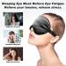 Silk Sleep Mask for Men and Women - Super Smooth Eye Cover for Airplane Travel and Restful Sleep - Black - Buy Online on GoSupps.com
