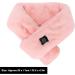 Wooxgehm Heated Scarf | Removable USB Heating Adjustable Neck Scarf - 3 Temperature Plush Scarf for Blood Circulation - Pink - Buy Online on GoSupps.com