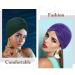 6-Piece Multicolor Soft Turban Head Wrap Set for Women - Pleated Beanie Cap Collection - Buy Online on GoSupps.com