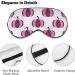 LynaRei Pink Leopard Pumpkin Sleep Mask - Thanksgiving Day Blindfold for Full Night's Sleep and Travel - Elastic Blackout Eye Mask Cover - Buy Online on GoSupps.com