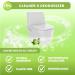 Biodegradable Toilet Bowl Cleaner Strips - 120 Non-Toxic Sheets Septic Safe Pre-measured & Space-Saving - Buy Online on GoSupps.com