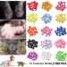 Joyjuly 100Pcs Cat Nail Caps Soft Paw Covers in 5 Colors with Glue Size M - International Shipping - Buy Online on GoSupps.com