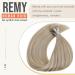 LAAVOO Remy Nano Ring Hair Extensions - 50cm Cold Fusion Ash Blonde #P18/613 50 Strands 1g/S Real Human Hair - Shop Now! - Buy Online on GoSupps.com