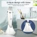 4 in 1 Facial Cleansing Brush - Electric Face Spin Brush with 4 Replacement Heads for Cleaning Exfoliating Massaging (White) - Buy Online on GoSupps.com