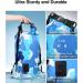 Luxtude 5L Waterproof Dry Bag Backpack with Phone Case - Camouflage Blue, for Kayaking, Swimming, Boating, Surfing, Hiking - Floating Dry Sack for Beach Activities - Buy Online on GoSupps.com