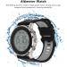AYNEFY Altimeter Barometer Watch Compass - Waterproof Multifunctional Hiking Gear in Black/Gray | Shop Now! - Buy Online on GoSupps.com
