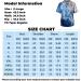 Men's Care V-Neck Kasacks - Patterned Nursing Shirts in Large Sizes | Short Sleeve Loose Fit Summer Lightweight Tees - Buy Online on GoSupps.com