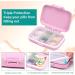 Buy 6 Grids Daily Pill Case - Travel Pill Box & Waterproof Organizer in Pink | Small & Portable Vitamin Storage - Buy Online on GoSupps.com