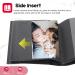 5x7 Black Mini Photo Album - Holds 64 Pictures, with Elastic Band - Kids Art Storage - Buy Online on GoSupps.com