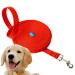 Edipets tow lines for dogs 1.5m / 3m / 5m / 10m / 15m waterproof training line for large to small dogs robust dog leash (5 m red) 5 meters red