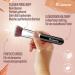 Premium Kabuki Foundation Brush - Versatile Makeup Brush for Cream Powder & Liquid | Dense Synthetic Hair | Perfect Gift Idea - Buy Online on GoSupps.com
