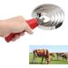 Curry Comb Reversible Stainless Steel Curry Comb Livestock Shedding Comb with Soft Touch Grip for Sheep Horses Cows(6 Rings) As shown - Buy Online on GoSupps.com