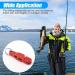 TSV 10 PCS Heavy Tension Snap Release Clips with Key Ring for Offshore Fishing - Red - Buy Online on GoSupps.com