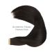 Salife 20Pcs 50cm Dark Brown Remy Tape Extensions | Real Hair Skin Weft | Silky Straight #2 - Buy Online on GoSupps.com