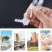 8-Piece 100ml Travel Bottle Set | Transparent Cosmetic Containers with 3 Funnels for Shampoo Lotion & Camping Essentials - Buy Online on GoSupps.com